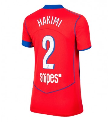 Paris Saint-Germain Achraf Hakimi #2 Tredjetröja Dam 2025-26 Kortärmad